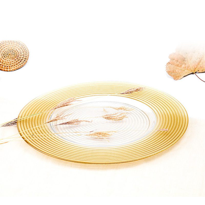 Wholesale Glass Charger Plate PZ-025 - Image 5